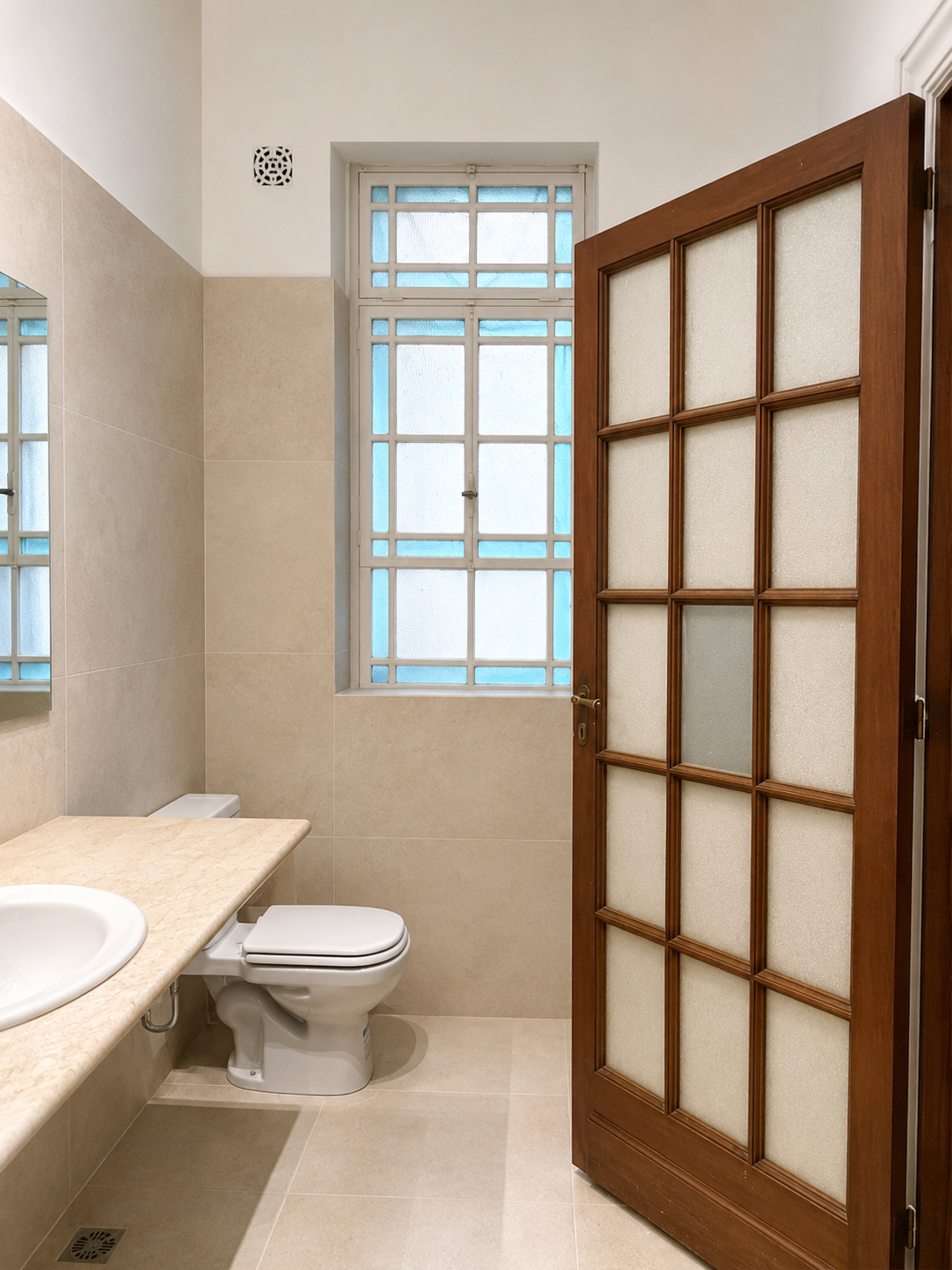 Baño principal renovado