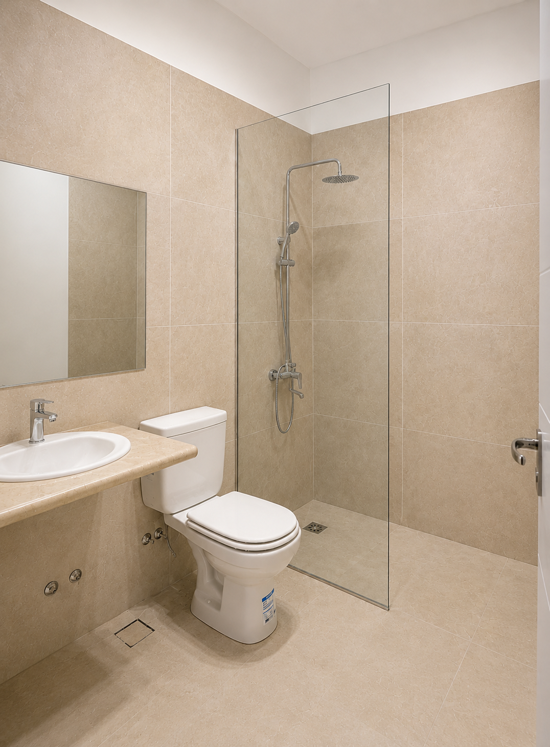 Baño secundario renovado